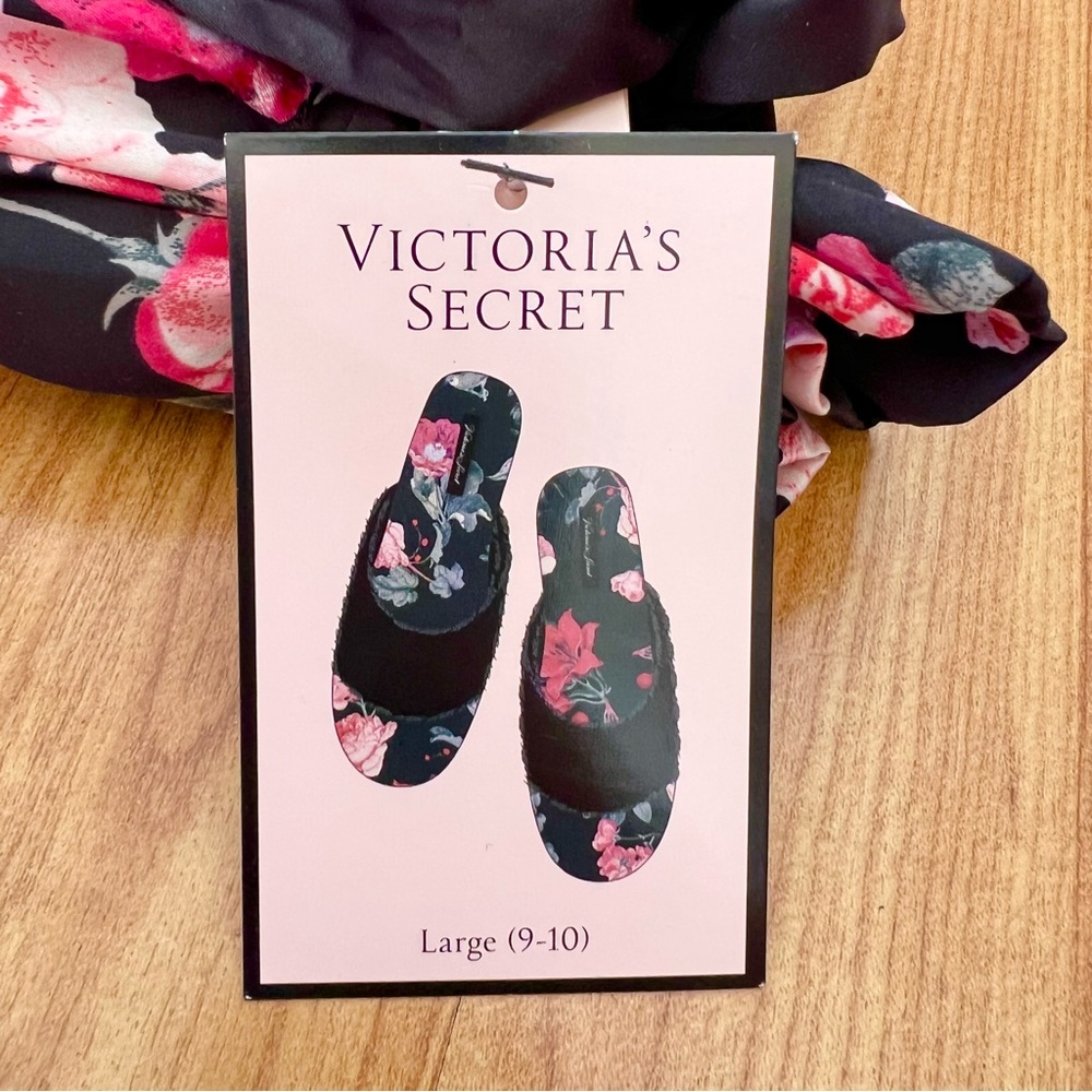 Victoria’s Secret faux satin slippers - Picture 5 of 6